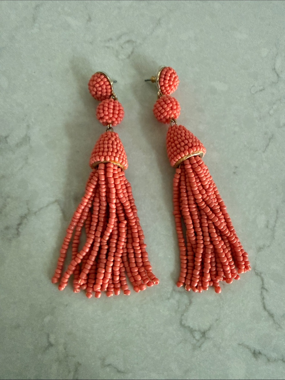 NWOT BaubleBar Granita Beaded Tassel Earrings